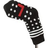 MEGA GOLF MGHC-2021 Iron Cover, Black [Dot] Long Neck Socks,
