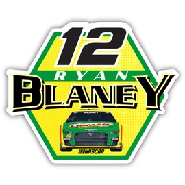 Nascar # 12 Ryan Blaney 10-Inch Vinyl Decal Stiker