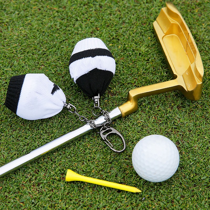 Golf Ball Cover Soft Elastic Breathable Portable Stylish Knitted Small