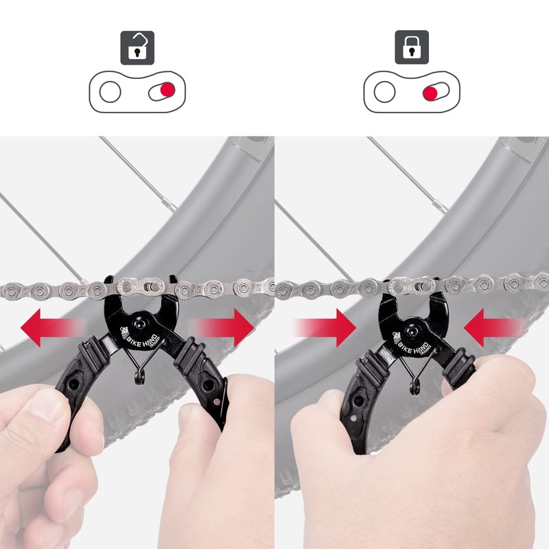 BIKE HAND Bicycle Master Link Pliers Missing Link Tool Quick
