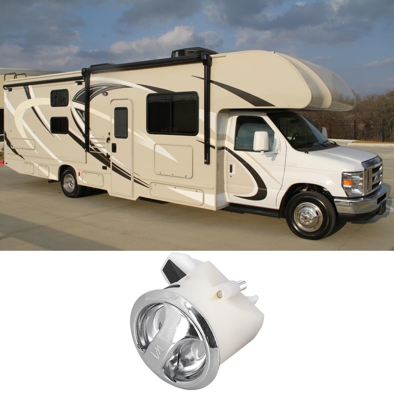 RV Cabinet Lock Round Rotate to Close Weatherproof for 3‑22mm