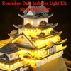 MENZAVA Light Set Compatible with 21060 Castle Himeji Architecture -