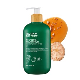 VIETNAM Hair Growth Shampoo for Thinning Hair, Shampoo for Hair Loss - 2 in1 Anti Hair Fall Shampoo & Conditioner, Strengthens Weak Roots for Thicker Fuller Hair with Polygonum Multiflorum (14.8 oz)