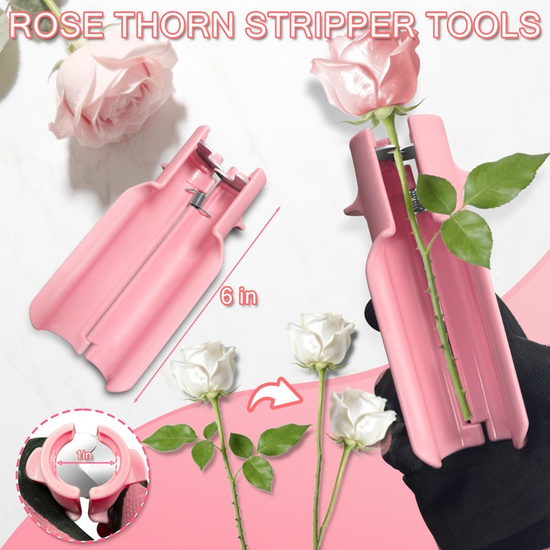 Rose Thorn Stripper Tool Set, Flower Thorn Remover, Rose dethorner