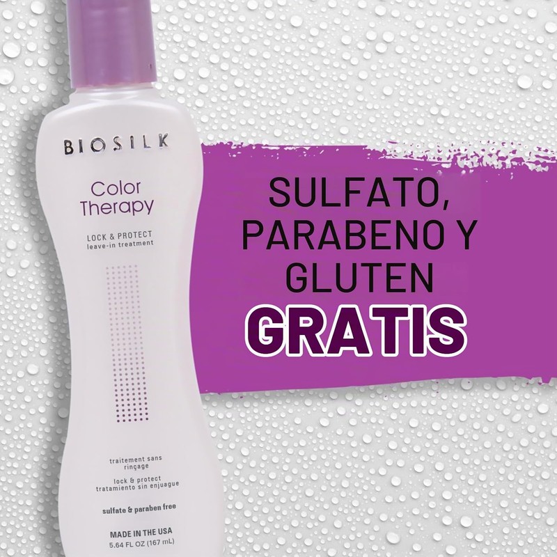 Biosilk Color Therapy Lock & Protect Leave-In Treatment, Unisex, 5.64