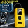 Huhomco 7-in-1 Car Jump Starter with Air Compressor, 4000A Portable