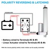 6 Inch (6") Stroke Linear Actuator 12V High Speed Actuator