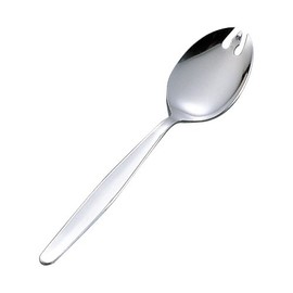 emute-torimatu matsushirushi Food End Split Spoon 18 – 0 Stainless Steel 150 mm Hole Free