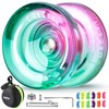 Yoyo K2 Crystal Responsive Yoyo for Kids Beginners，Dual Purpose Yoyo