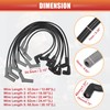 ACROPIX 7mm Car Spark Plug Coil Wire Ignition Coil Harness