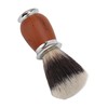 Nylon Men Shaving Brush with Wooden Handle Lightweight Soft for