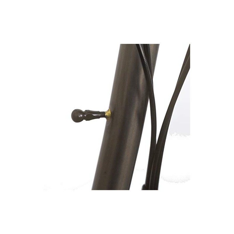 London Craftwork Extended Stem Catcher Knob for Brompton in Black
