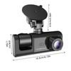 Dash Cam,Night Vision Loop Recording Dashboard Camera | Wide Angle