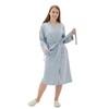 Women Bathrobe Summer cotton Kimono Long Knit Lightweight Soft Knit