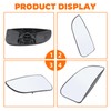 Driver Left Side Lower Mirror Glass Compatible with Dodge Ram