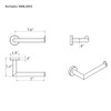 Nameeks NNBL0043 Grand Hotel Polished Toilet Paper Holder, Chrome