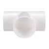 sourcing map 50mm Slip Tee PVC Pipe Fitting T-Shaped Coupling