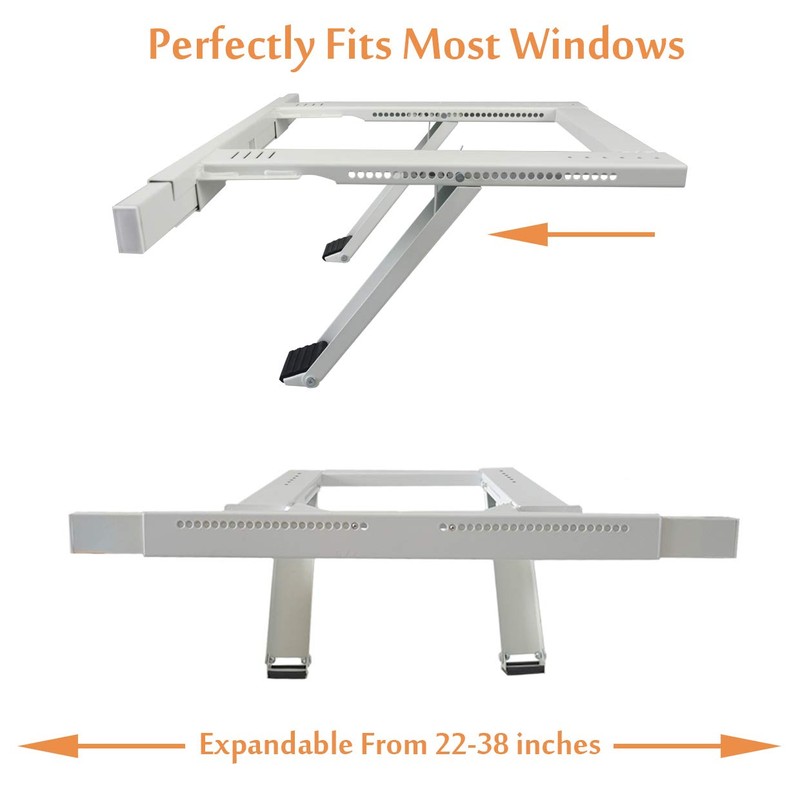 Jeacent Universal Window Air Conditioner Support Bracket No Drilling ,No