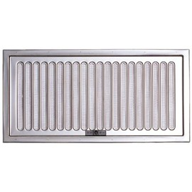 Usami Industries UK-YSD1530-SM Stainless Steel Underfloor Ventilation Vent, Sliding Type.