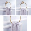 Flybath Round Towel Ring Antique Brass Hanger Hand Towel Holder