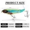 Top Water Bass Fishing Lures - Floating Baits with 360°