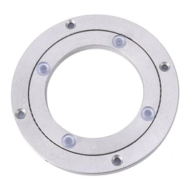 Turntable Bearing - 6 in Aluminium Alloy Swivel Turntable, Max Load Capacity 40kg Heavy Duty Rotating Bearing Turntable Round Dining Table Smooth Swivel Plate Dining Table(6Inch)