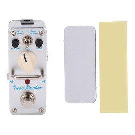 Overdrive Analogue Effect Pedal Silver Classic Tones Pedals with Boost Normal Modes