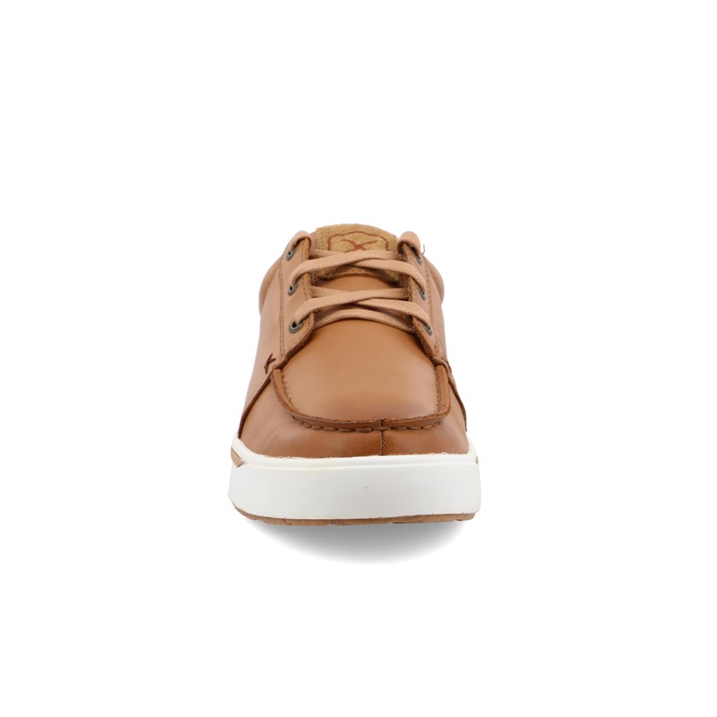 Twisted X Men's Kicks, Moc Toe, Tan Leather, 10.5 M