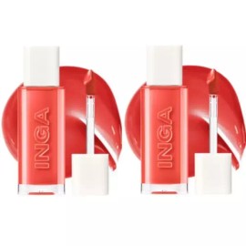 Inga 잉가 워터 글로우 발색 광택 촉촉 립틴트 크러쉬 X2개 Inga Water Glow Tint Stick Moisturizing Lip Tint Crush X2