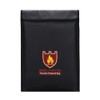 Tiardey Fireproof Money & Document Bag,15" x 11" Fire &