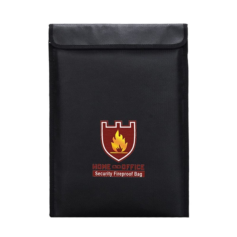 Tiardey Fireproof Money & Document Bag,15" x 11" Fire &
