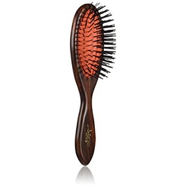 大阪ブラシ クッションブラシ シャトリクッションナイロン(小) ヘアブラシ ブラック (幅×奥行×高さ) :50mm×70mm×245mm