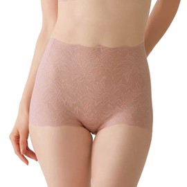Gunze Kireilabo Ladies' Short Girdle, Corrective Underwear, Seamless, Low Irritation KB1662, noble pink, 3 L