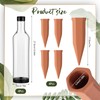 SiliFine 8 Pack Plant Watering Devices with 4 Pcs Terracotta