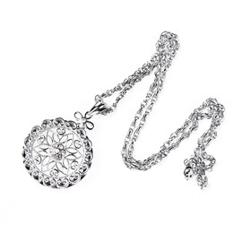 (Silver (p-0029g).) - Magnifier Necklace Magnifying Glass Pendant Necklace Vintage Pendant Reading Accesories Books Lover Glass Pendant Jewellery Magnifying Glass Jewellery Eye Glass Necklace Monocle (Silver (P-0029G))