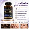 Biotina Colágeno Queratina 60 Cápsulas Fórmula Vegana