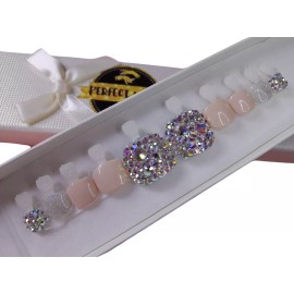 Perfect Nails Press On Uñas Para Pies Quita Y Pon