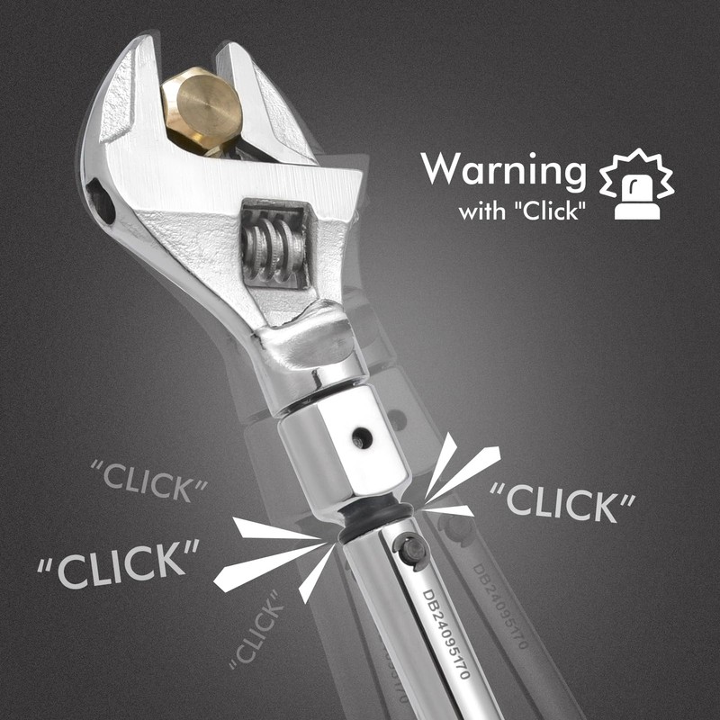 wanlvkang Open End Torque Wrench, Adjustable Torque Wrench 5 to