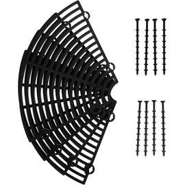 VILLCASE Cubierta Protectora para Macetas, 2 Piezas de Malla Recortable para Jardín, Protector de Tierra para Maceteros, Resistente y para Exteriores y Patios