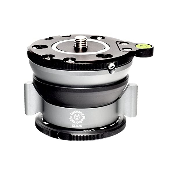 Desmond DLB-75 75mm Leveling Base for Tripod w Easy Grip