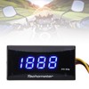 Motorcycle Tachometer DC 12V Ultra Thin LCD Waterproof Backlight for