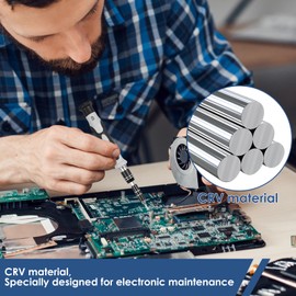 115 in 1 Alloy Steel Precision Screwdriver Set High Hardness Magnetic Repair Tool Kit for Phone Computer Watch Laptop Eyeglass Game Console..(grey,1 set)