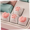 SHINEOFI 4Pcs Cat Paw Keycaps for Mechanical Gaming Keyboards Skin