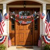 Amreich 4th of July Patriotic Garland 250 Anniversary USA Decoration