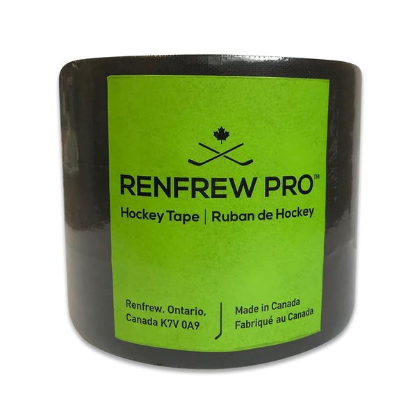 Renfrew Pro Pro-Blade XT Black Cloth Hockey Tape, 3 Pack, 24mm x 18m