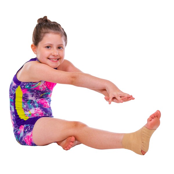 BraceAbility Kids Elastic Ankle & Foot Sleeve-S by BraceAbility