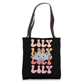 Lily Retro Name Nail Art Hobby Tote Bag