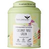 Tea People Coconut Rose Green, 20 Tea Pyramid Caddy