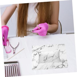 WOONEKY Hand Pillow for Manicure Nail Arm Rest Stand Leather Nail Table Mat Perfect for Salon