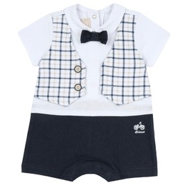 Chicco Baby Boys Tutina A Maniche Corte Neonato Toddler Pajamas, darkblue